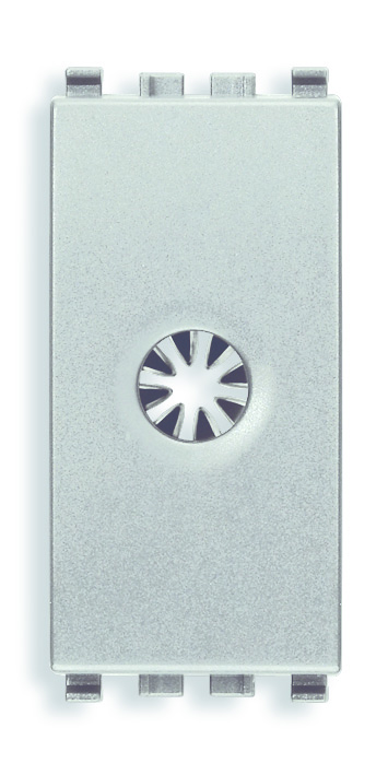 20044.N Модуль с зажимами для кабеля, серебро матовое Vimar Eikon фото