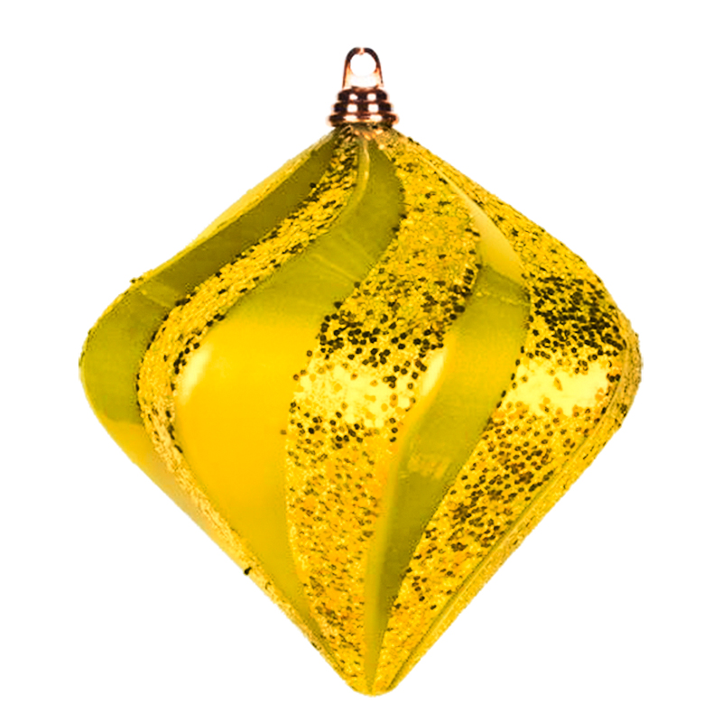 Елочная фигура Алмаз, 15 см, цвет золотой NEON-NIGHT 502-161 фото