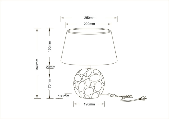 Интерьерная настольная лампа Poppy A4063LT-1GO Arte Lamp фото