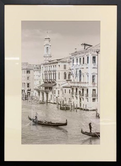 Постер "Романтическая Венеция-1" 50*70см,баг.черн Garda Decor 89VOR-VENEZIA1 фото