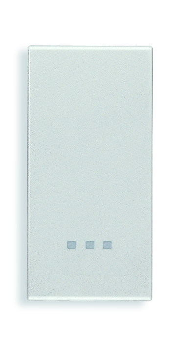 20021.N Клавиша на 1 модуль, серебро матовое Vimar Eikon фото