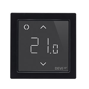 Терморегулятор DEVIreg™ Smart интеллектуальный с Wi-Fi, черный, 16А ДЕВИ 140F1143 фото