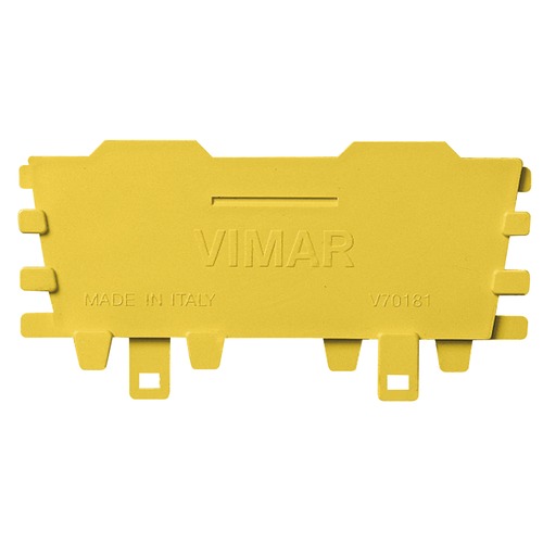 V70181 Разделитель Vimar Arke желтый для коробок V70006, V70007, V70008, V70009, V70010 фото