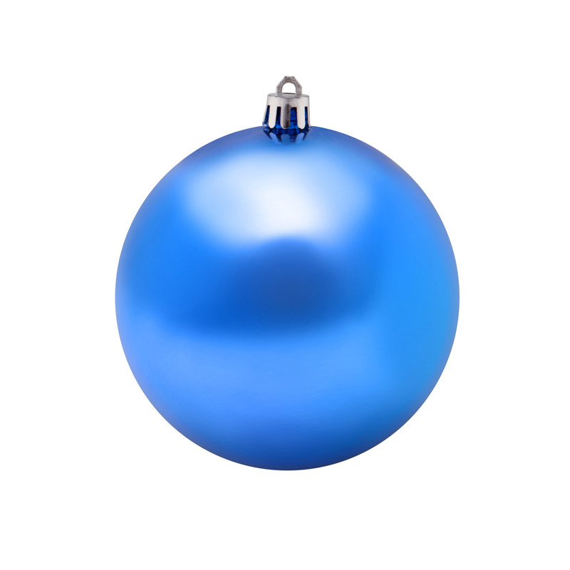 Елочная фигура Шар  10 см, цвет синий глянцевый NEON-NIGHT 502-073 фото