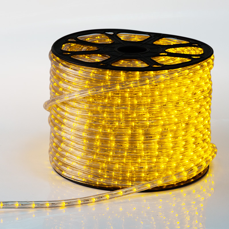 Дюралайт LED, постоянное свечение (2W) - желтый, 36 LED/м, бухта 100м Neon-Night NEON-NIGHT 121-121 фото