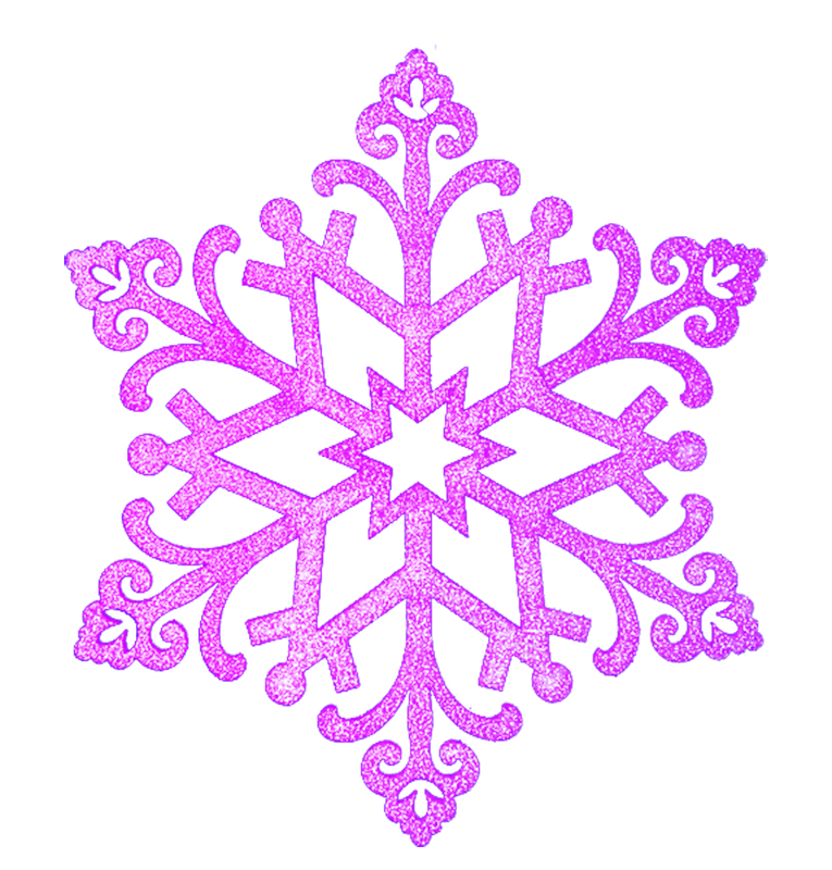 Елочная фигура Снежинка Снегурочка, 82 см, цвет фиолетовый NEON-NIGHT 502-377 фото