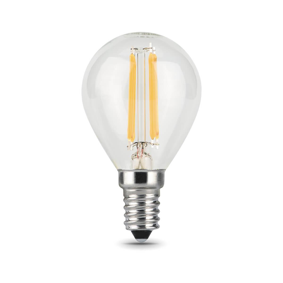 Лампа светодиодная филаментная E14 11W 4100К прозрачная 105801211 фото