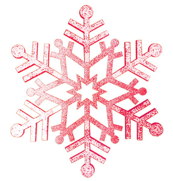 Елочная фигура Снежинка резная, 81 см, цвет красный NEON-NIGHT 502-382 фото
