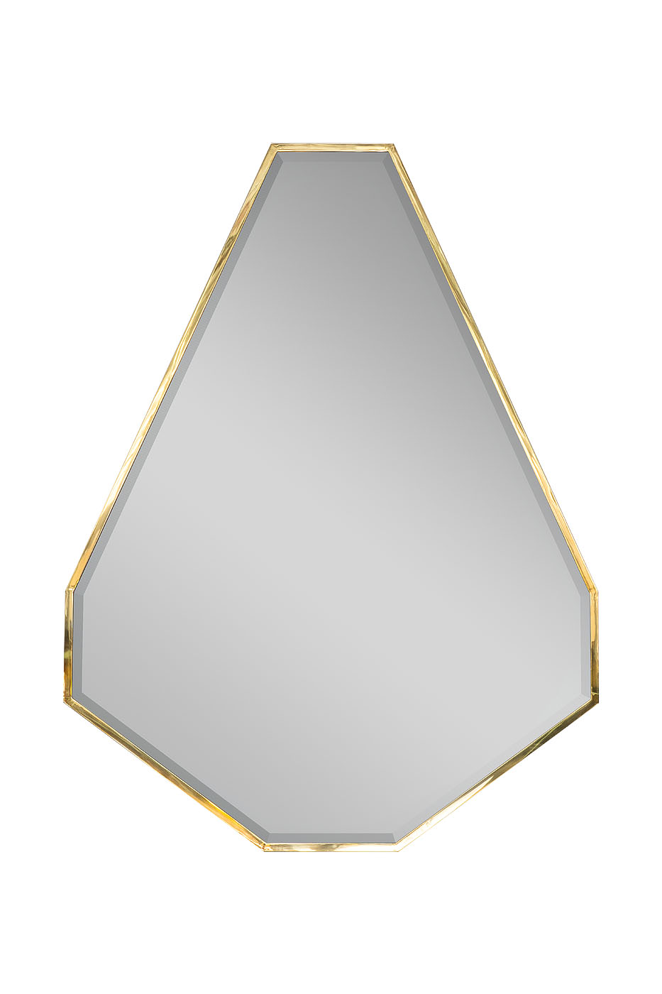 Зеркало в металлич. раме цвет золото 120*160см Garda Decor KFG088 фото