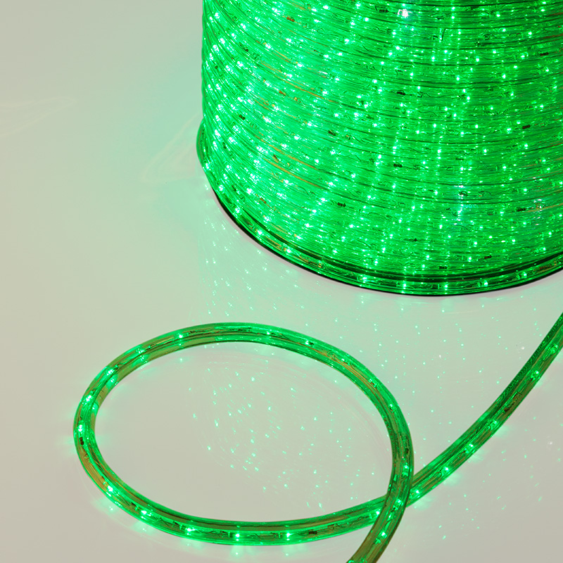 Дюралайт LED, постоянное свечение (2W) - зеленый Эконом 24 LED/м , бухта 100м NEON-NIGHT 121-124-4 фото