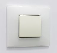 27036-35 Накладка для ориентационного светодиодного светильника (+суппорт 1шт), Simon 27, белый фото