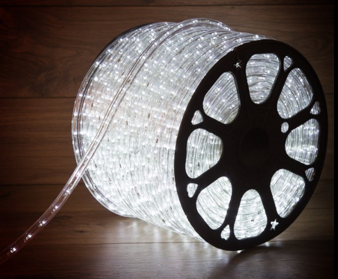 Дюралайт LED, постоянное свечение (2W) – белый, 36 LED/м, бухта 100 м NEON-NIGHT NEON-NIGHT 121-155 фото
