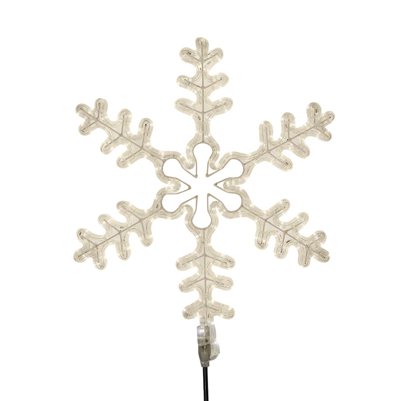 Фигура Большая Снежинка цвет ТЕПЛЫЙ БЕЛЫЙ, размер 95*95 см NEON-NIGHT NEON-NIGHT 501-313 фото