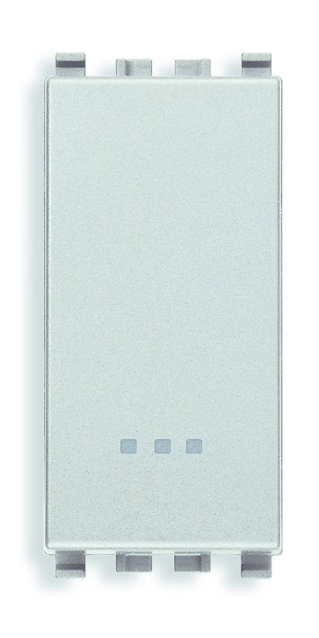 20010.N Кнопка 1p nc 10a, серебро матовое Vimar Eikon фото