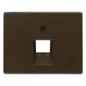 14070001 Центральная панель для розетки UAE цвет: коричневый, с блеском Arsys Berker фото
