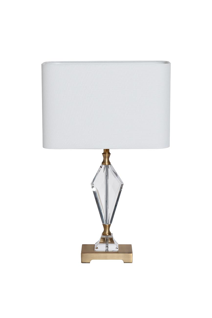 Лампа настольная плафон белый d30*66см Garda Decor 22-88232 фото