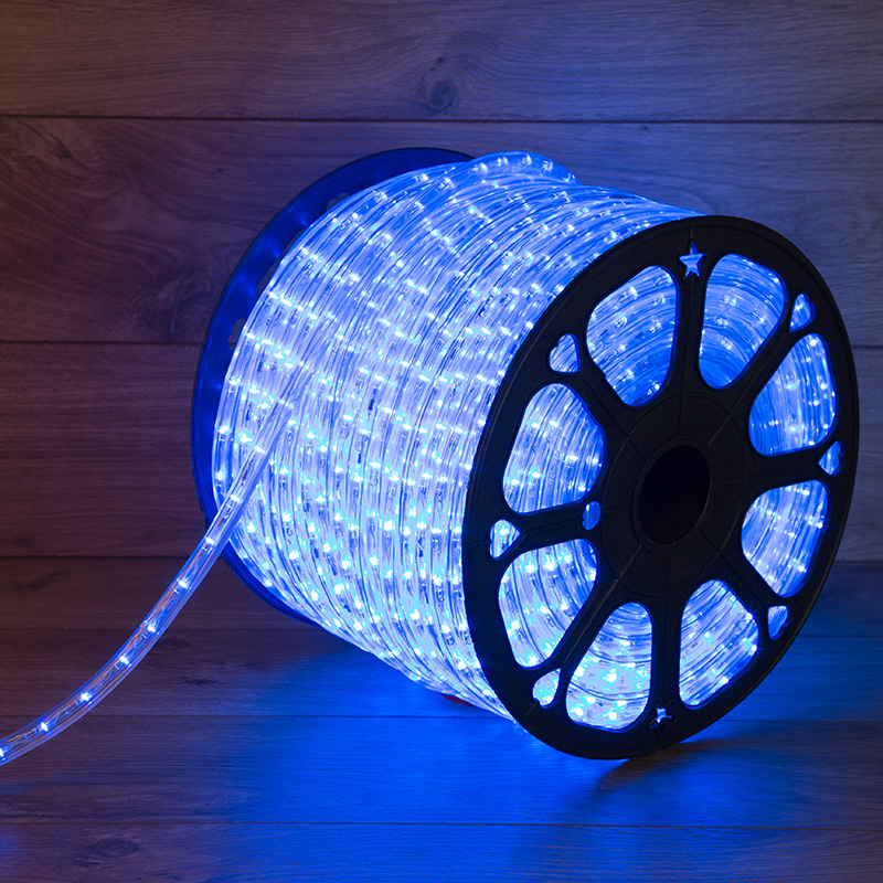 Дюралайт LED, постоянное свечение (2W) - синий Эконом 24 LED/м , бухта 100м NEON-NIGHT 121-123-4 фото