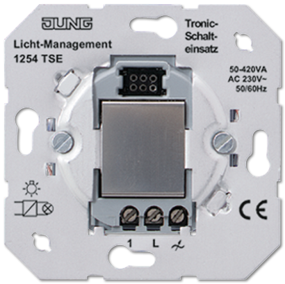1254TSE Электронный выключатель 50-420 Вт/ВА для л/н и электронных трансформаторов Jung фото