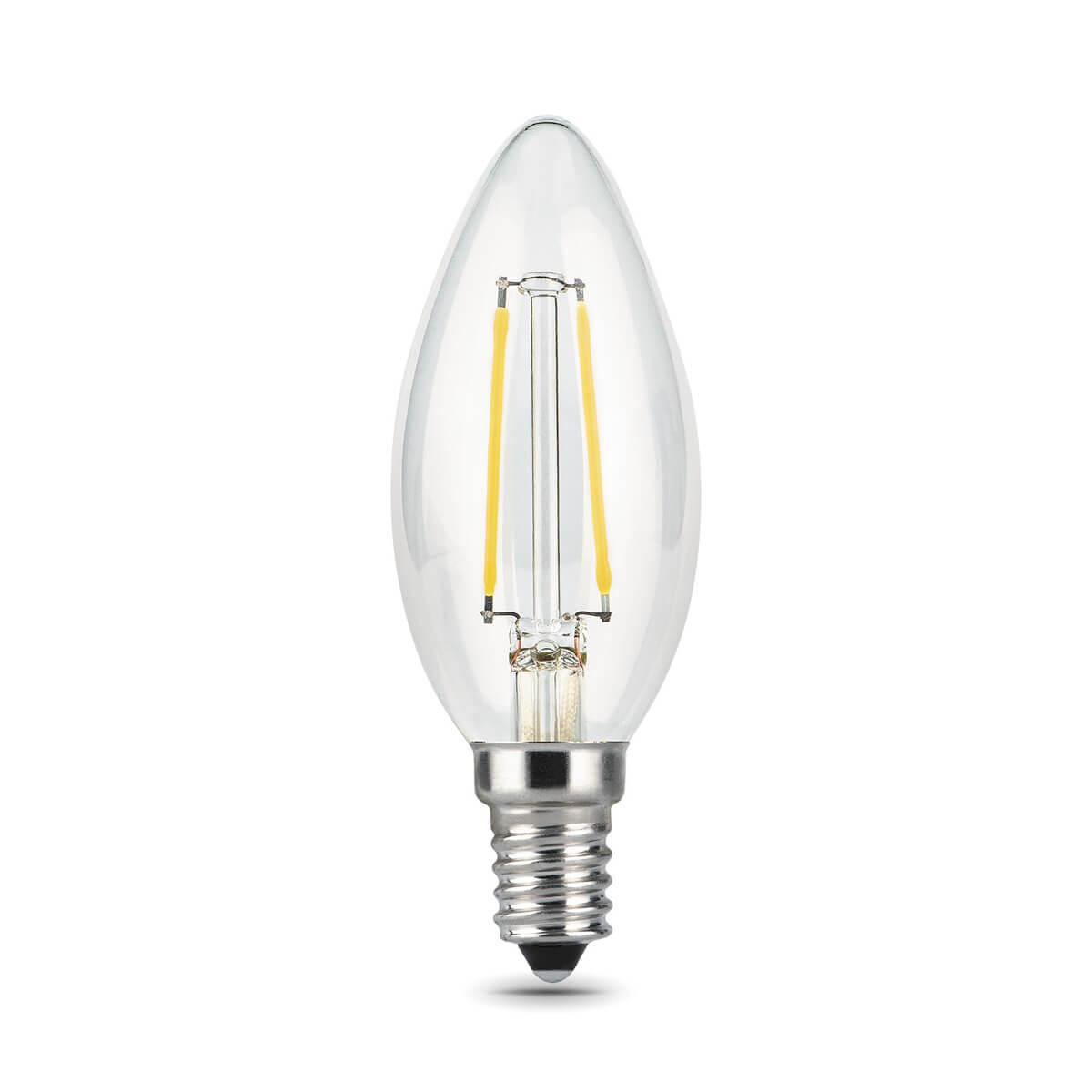 Лампа светодиодная филаментная E14 11W 4100К прозрачная 103801211 фото