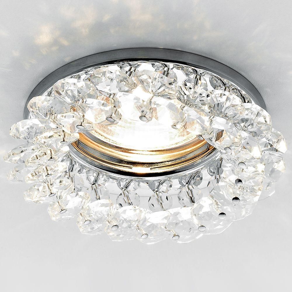 Встраиваемый светильник Ambrella light Crystal K206 CL/CH фото