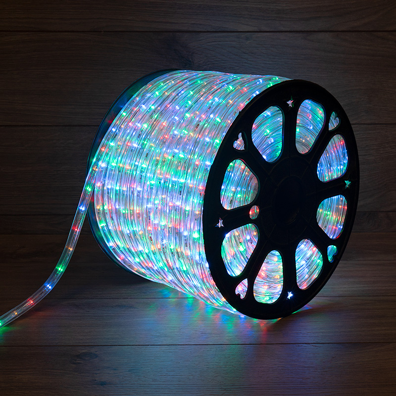 Дюралайт LED, свечение с динамикой (3W) - мульти (RYGB), 36 LED/м, бухта 100м NEON-NIGHT 121-329 фото