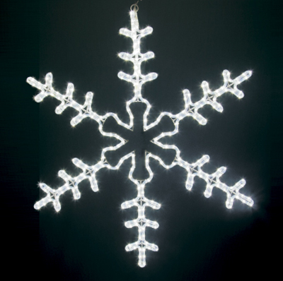 Фигура световая Большая Снежинка цвет белый, размер 95*95 см NEON-NIGHT NEON-NIGHT 501-333 фото