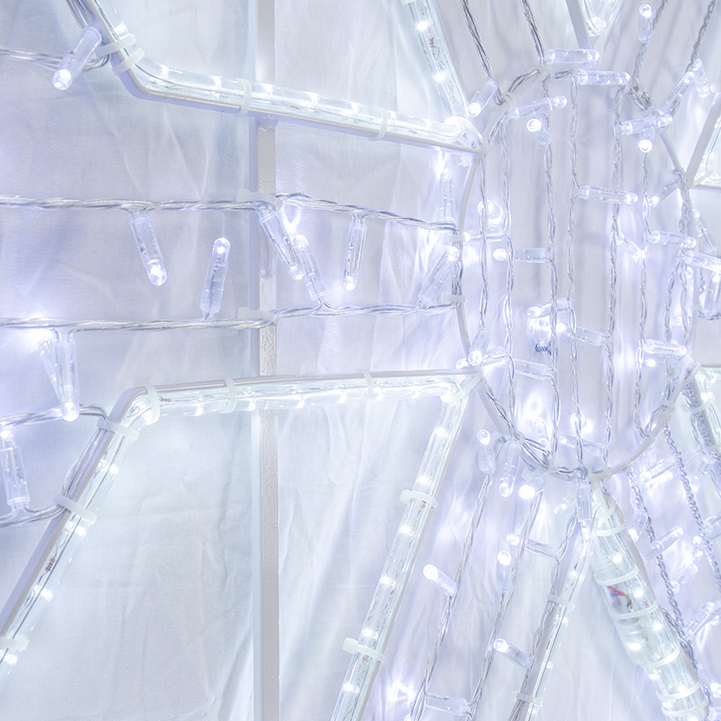Фигура световая Снежинка 125х120 см, 200 LED, IP65, цвет свечения белый NEON-NIGHT NEON-NIGHT 501-359 фото
