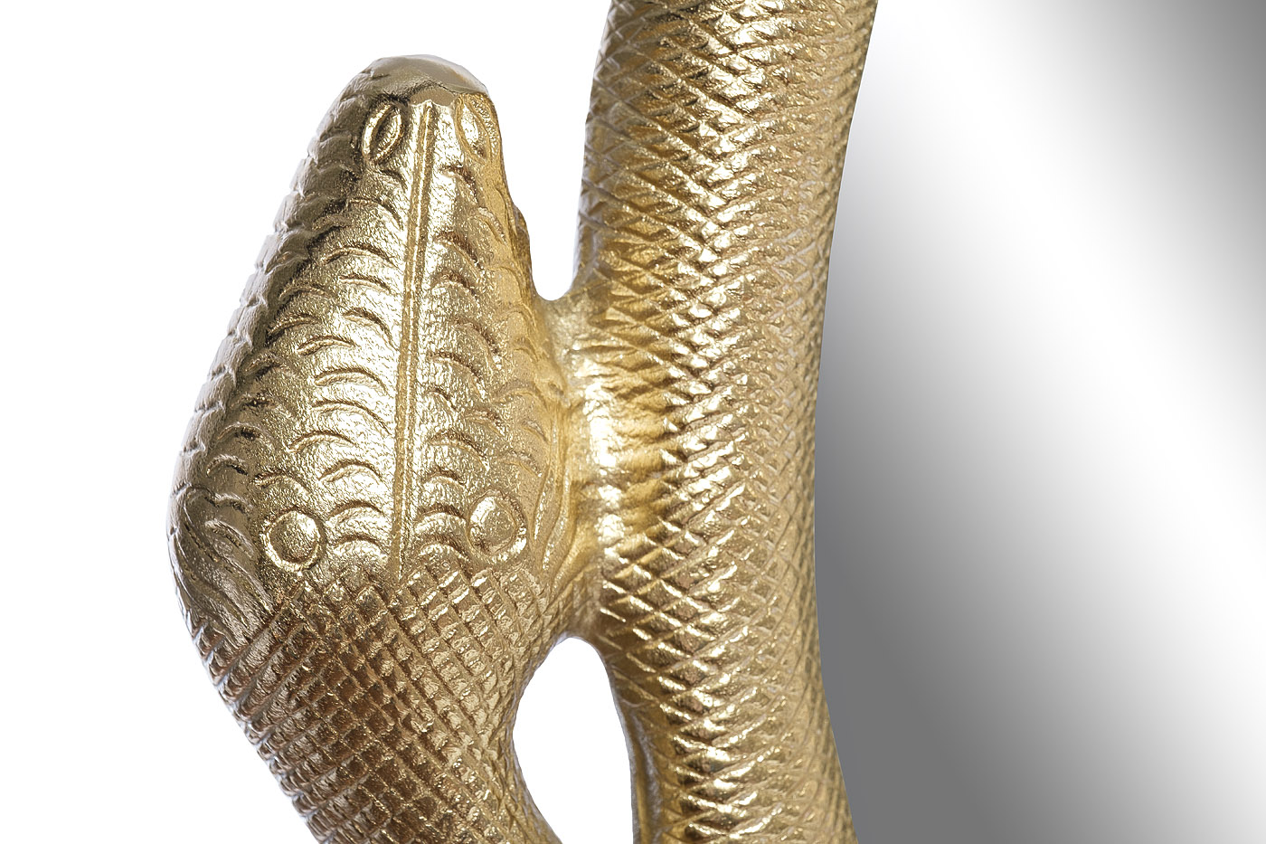 Зеркало декоративное "Змейка" цвет золото 78*74*5см Garda Decor 94PR-22502 фото