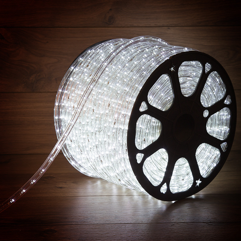Дюралайт LED, постоянное свечение (2W) - белый Эконом 24 LED/м , бухта 100м NEON-NIGHT 121-125-4 фото