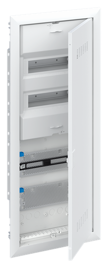 2CPX031398R9999 Шкаф комбинированный  с дверью с вентиляционными отверстиями (5 рядов) 24М UK600 ABB фото