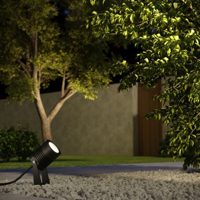 Грунтовый светильник Landscape 043 FL LED черный Elektrostandard a059011 фото