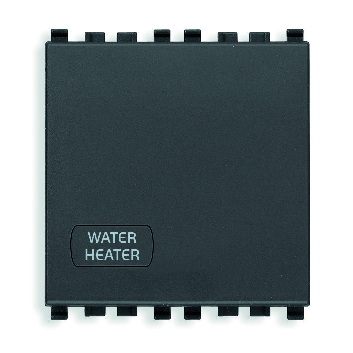 20016.2.WH Выключатель 2p 20ax с индикатором "water/heater" 2m Vimar Eikon фото