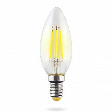 Лампа светодиодная E14 6W 2800К прозрачная VG10-C1E14warm6W-F 7019 фото
