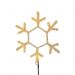 Фигура Снежинка, цвет ТЕПЛЫЙ БЕЛЫЙ, размер 30х28см NEON-NIGHT 501-210 фото