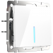 W1110101 Выключатель одноклавишный с подсветкой(белый) Antik Werkel a051110 фото