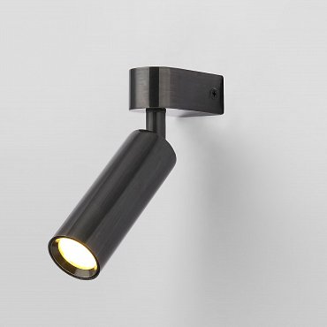 Настенный светильник Eurosvet Pitch 20143/1 LED черный жемчуг a063186 фото