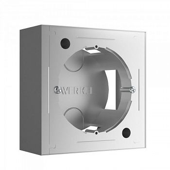 W8000006 Коробка для накладного монтажа (серебряный) Werkel a053527 фото