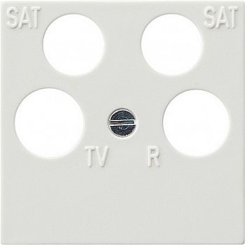 025940 Панель 50*50 мм для 4 канальной антенной розетки 400/EAS/DC (Ankaro) Белый Gira S-color фото