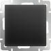 W1113008 Перекрестный переключатель одноклавишный (черный матовый) Antik Runda Werkel a051611 фото
