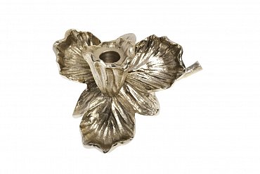 Подсвечник "Орхидея" металл. цвет шампань 25*22*13см Garda Decor 71PN-1894 фото