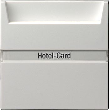 014027 Выключатель для карт, используемых в отелях Белый матовый Gira фото