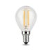 Лампа светодиодная филаментная E14 9W 4100К прозрачная 105801209 фото