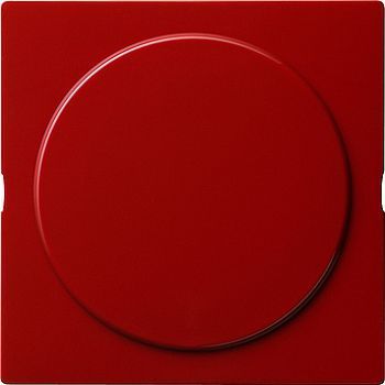 026843 Заглушка с опорной платой Красный Gira S-color фото