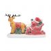 Керамическая фигурка Дед Мороз в санях 30.5х12.2х17.2 см NEON-NIGHT 505-029 фото