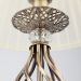 Классическая настольная лампа с абажуром Eurosvet Selesta 00000075606 01002/1 античная бронза фото