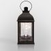 Декоративный фонарь с лампочкой, бронзовый корпус, размер 10.5х10.5х22,5 см, цвет ТЕПЛЫЙ БЕЛЫЙ NEON-NIGHT 513-053 фото