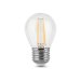 Лампа светодиодная филаментная E27 9W 2700K прозрачная 105802109 фото