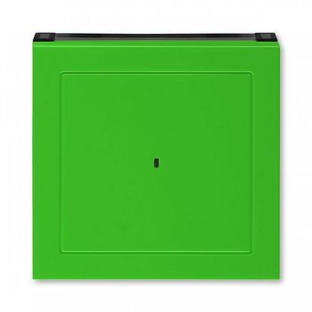 Накладка ABB Levit для выключателя карточного зелёный / дымчатый чёрный 3559H-A00700 67 2CHH590700A4067 фото