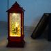Декоративный фонарь с эффектом снегопада и подсветкой Дед Мороз, ТЕПЛЫЙ БЕЛЫЙ NEON-NIGHT 501-062 фото